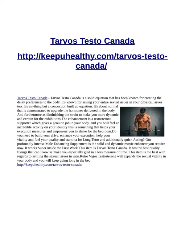 http://keepuhealthy.com/tarvos-testo-canada/