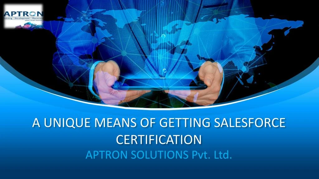 a unique means of getting salesforce certification