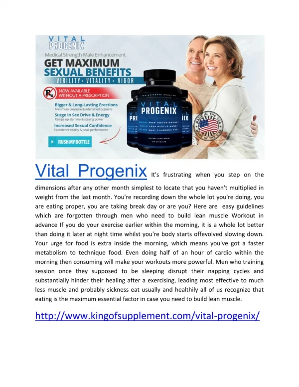 vital progenix it s frustrating when you step