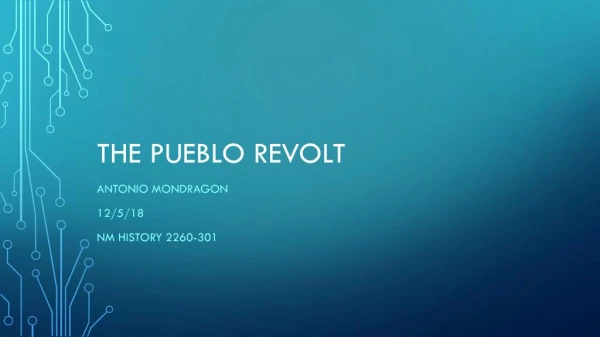 Causes of The Pueblo Revolt