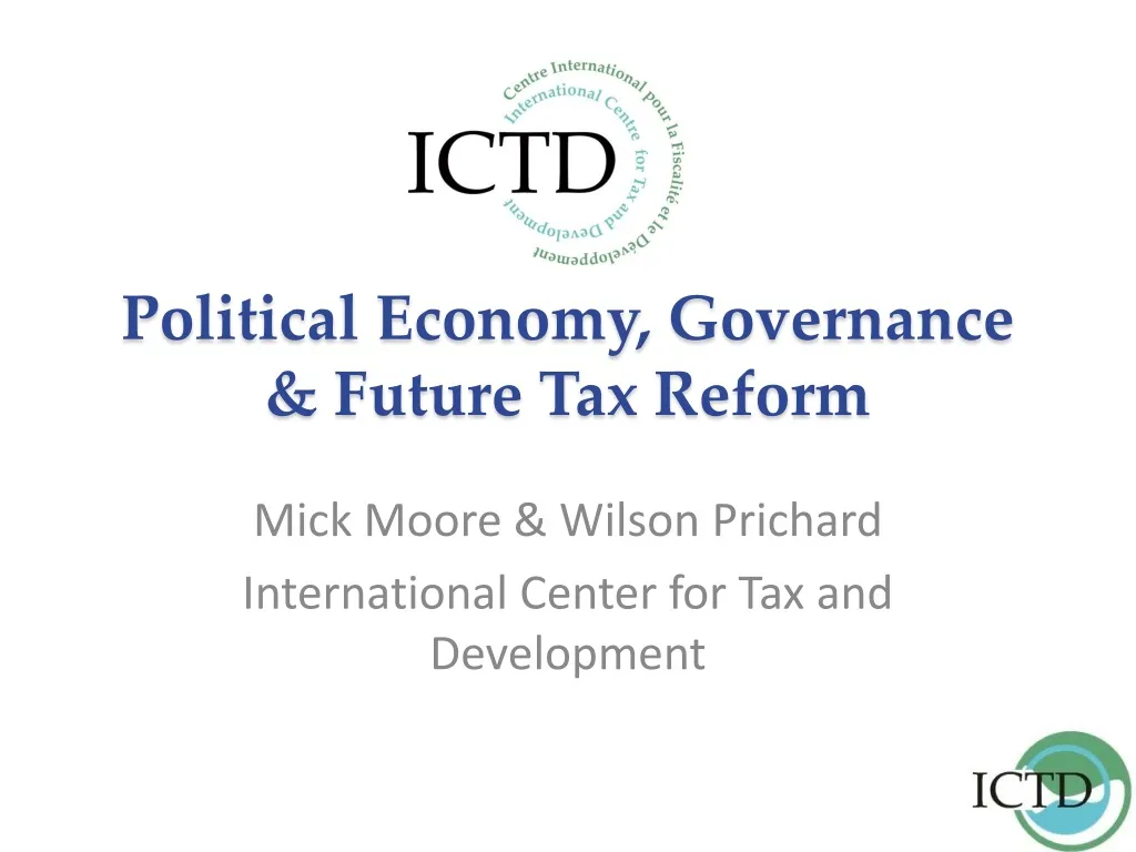 political economy governance future tax reform