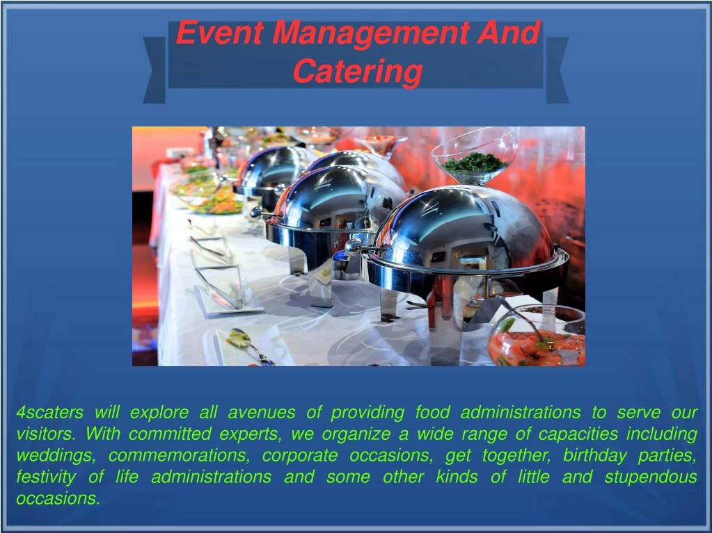 event management and catering