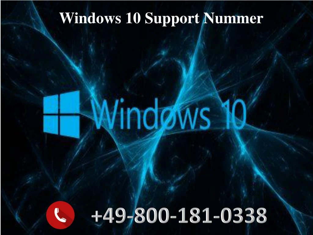 windows 10 support nummer