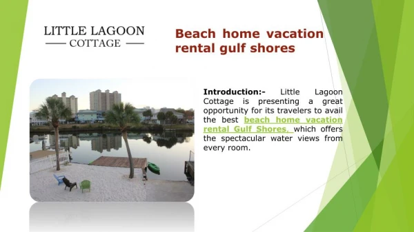 Beach home vacation rental gulf shores
