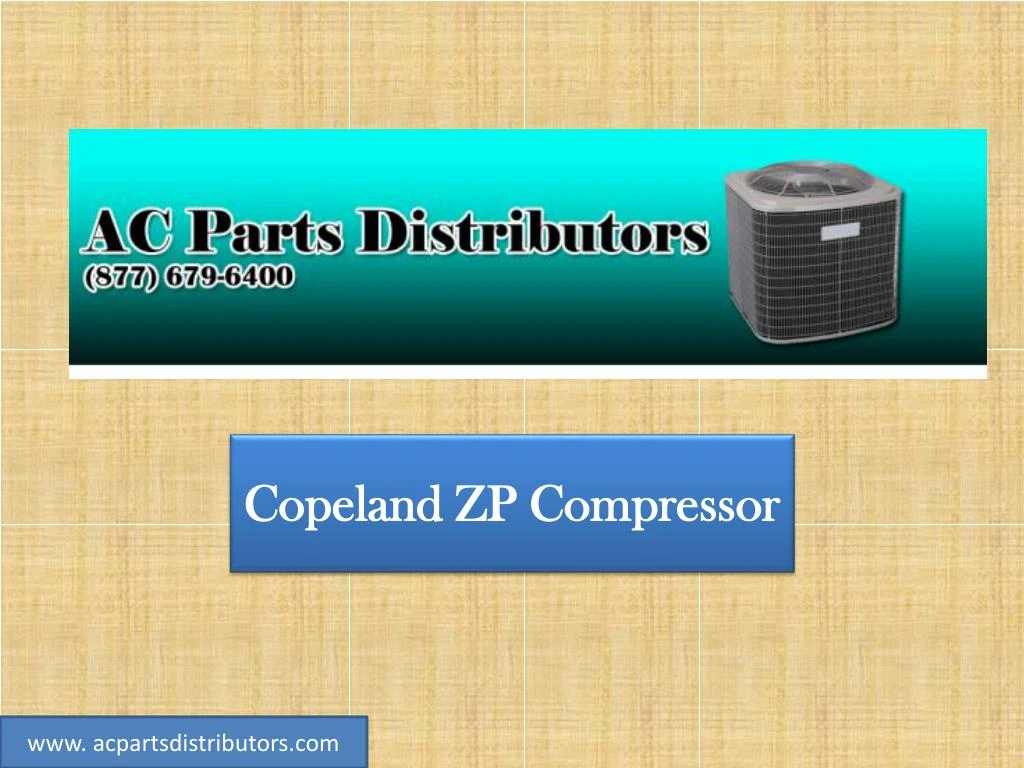 copeland zp compressor