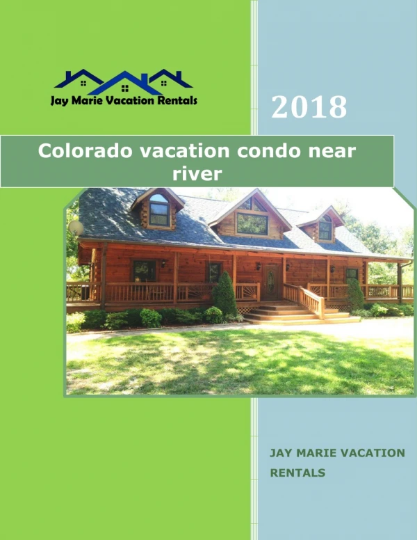 Colorado vacation condo near river
