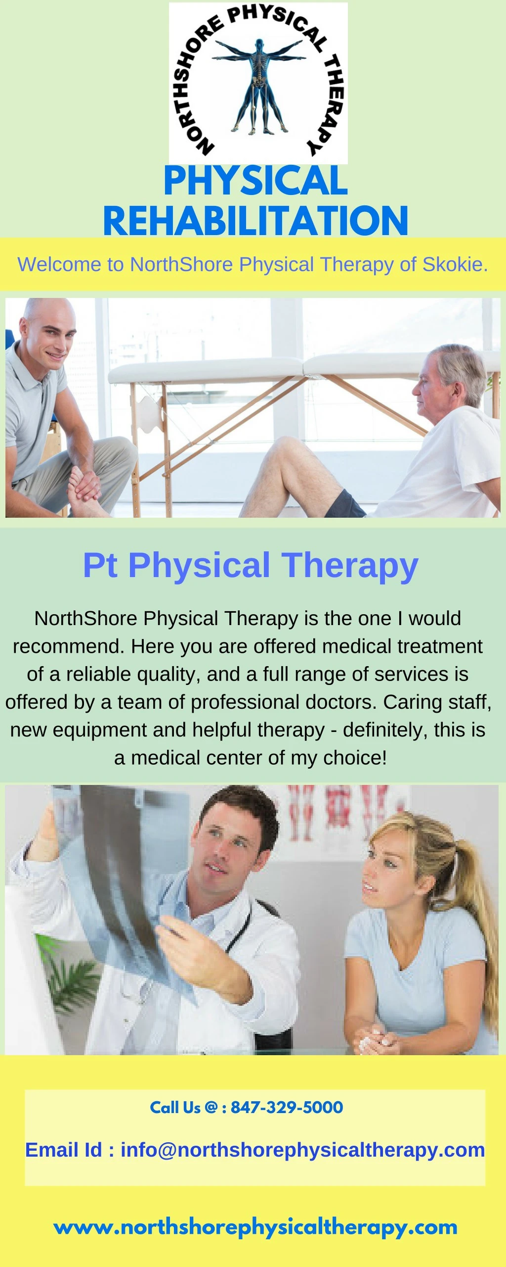 physical rehabilitation welcome to northshore