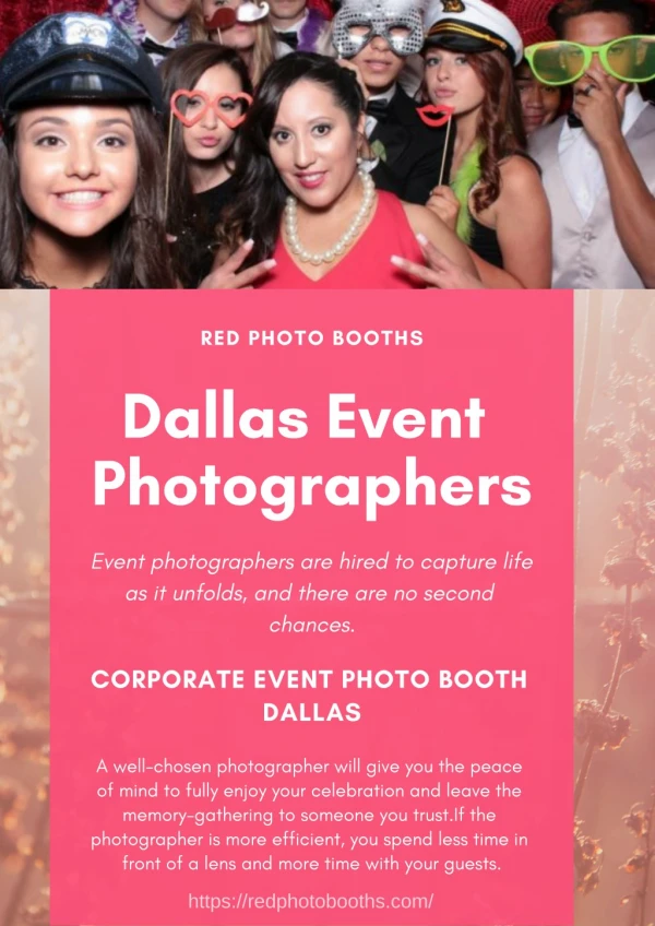 Best Corporate Event Photo Booth Dallas Photographers