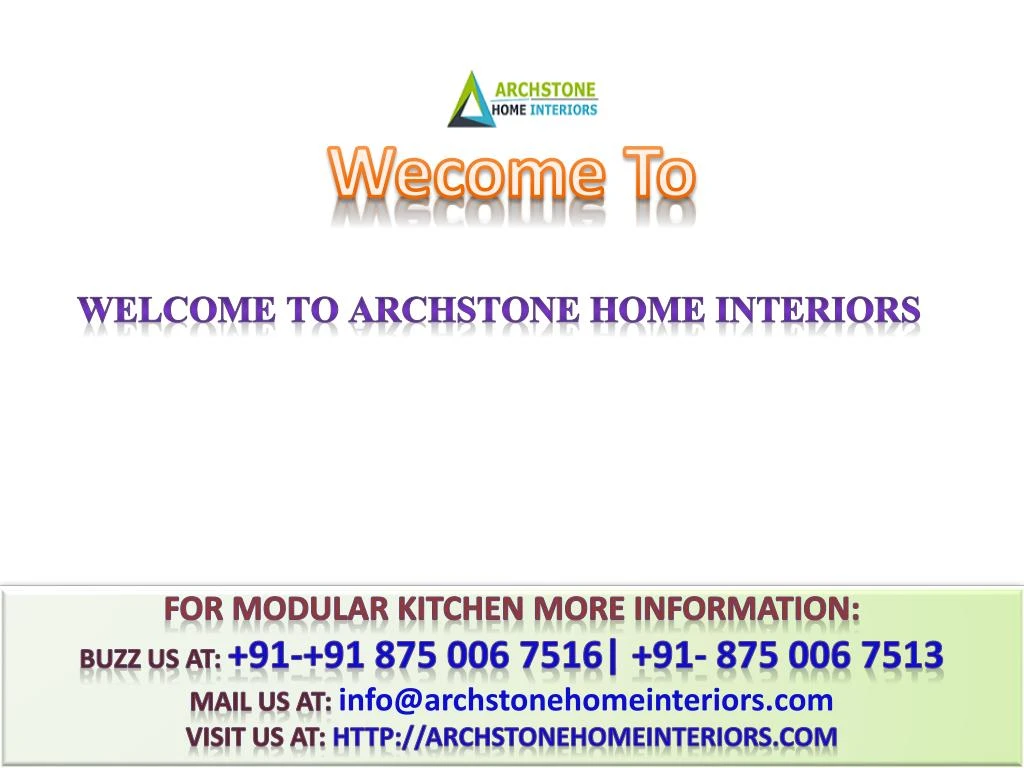 welcome to archstone home interiors