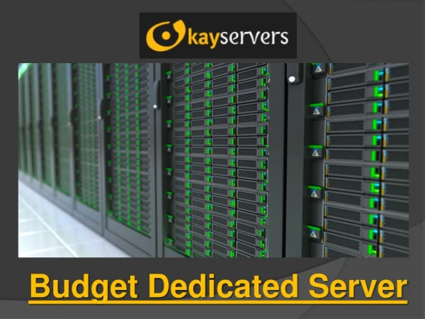 Budget Dedicated Server