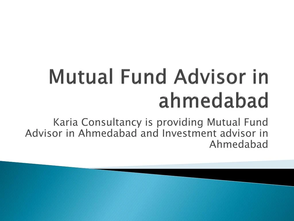 mutual fund advisor in ahmedabad