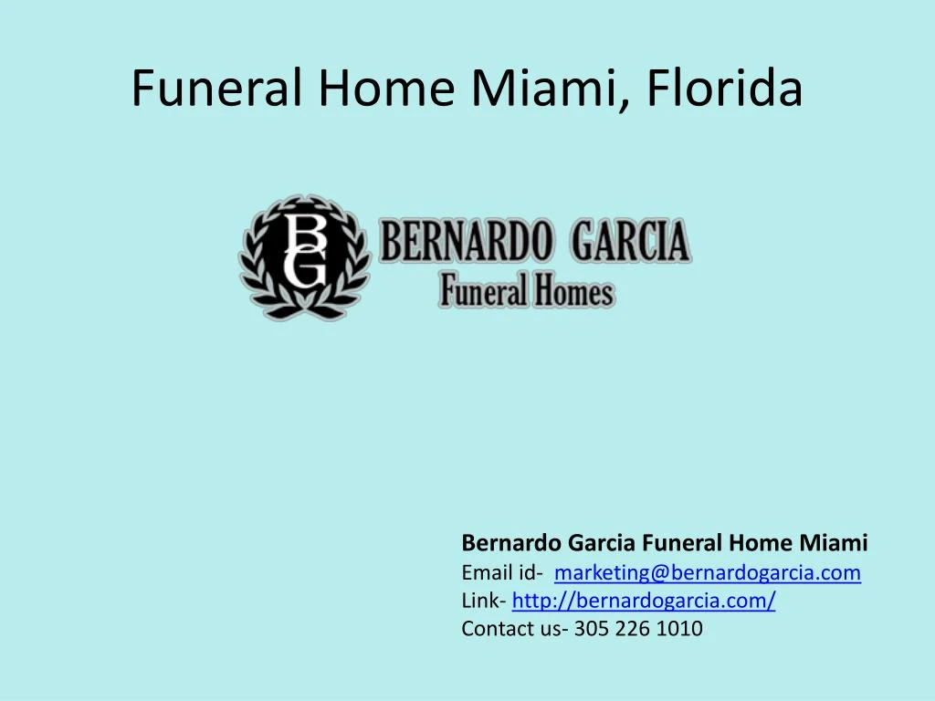 funeral home miami florida