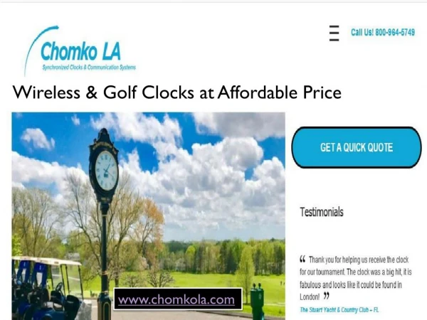 Best Looking Branded Golf Clocks in USA
