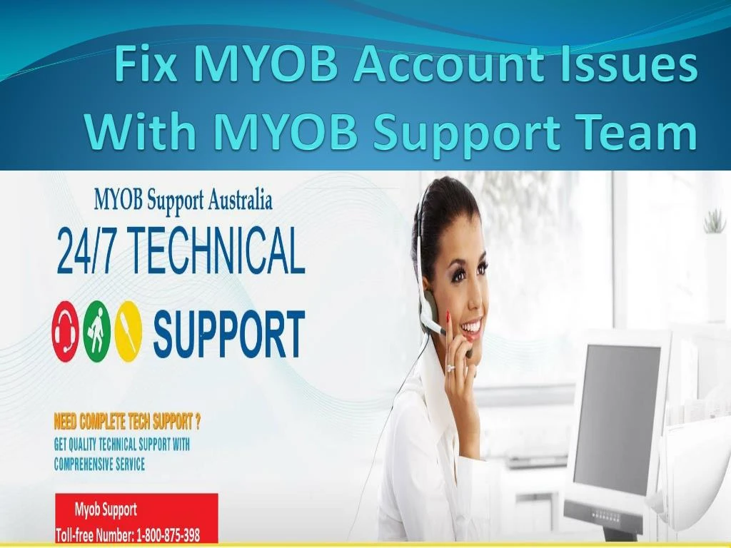 fix myob account issues with myob support team