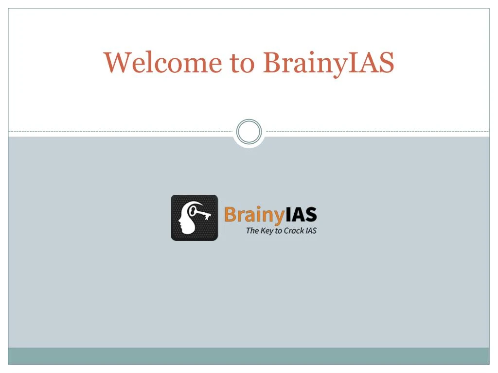 welcome to brainyias