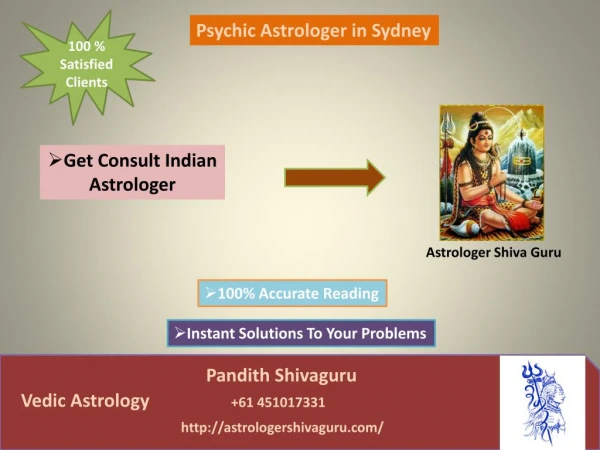 Astrologer Shiva Guru