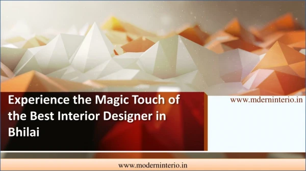 Experience the Magic Touch of the Best Interior Designer in Bhilai
