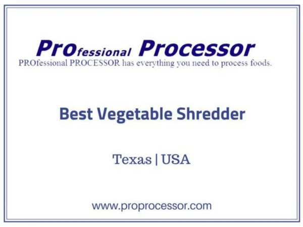 Vegetable shredder | slicer machines