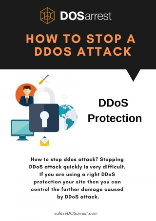 How to Stop a DDoS Attack - slide 1