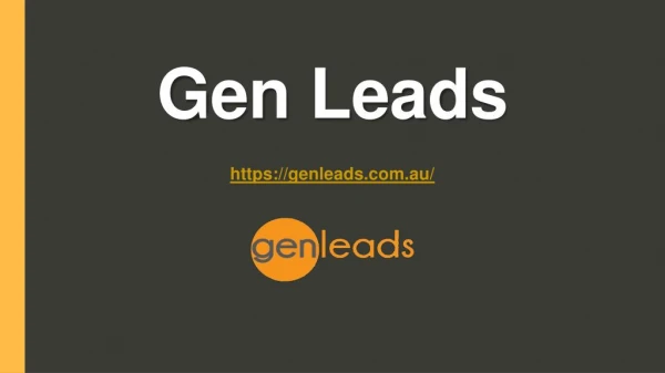 Australian Tele-Based inbound and outbound Lead Generation - Genleads