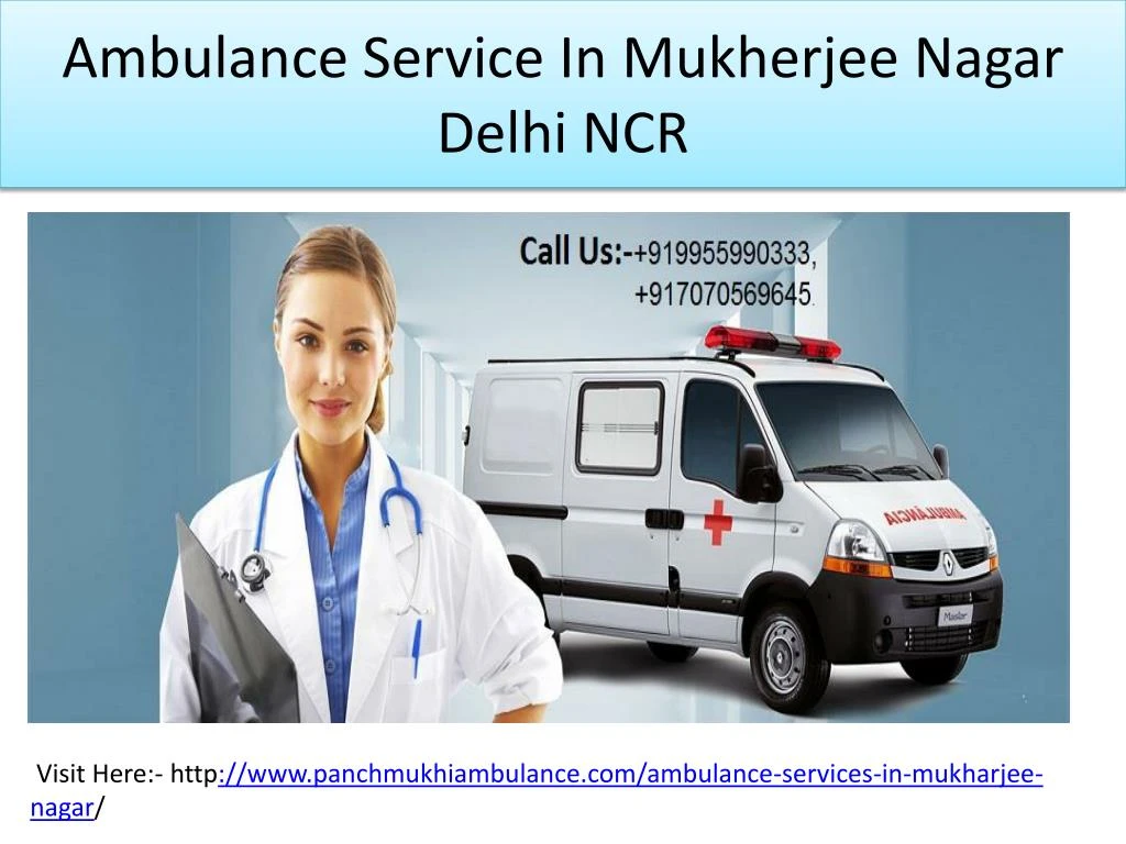 ambulance service in mukherjee nagar delhi ncr