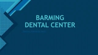 Dental Implants - slide 1