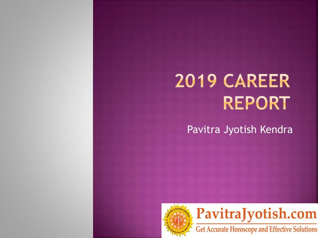 2019 career report