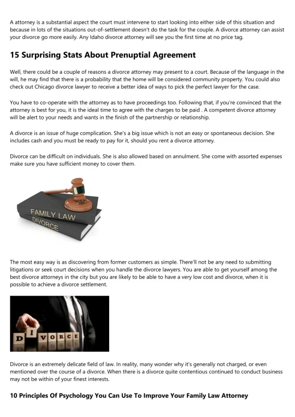 a attorney is a substantial aspect the court must