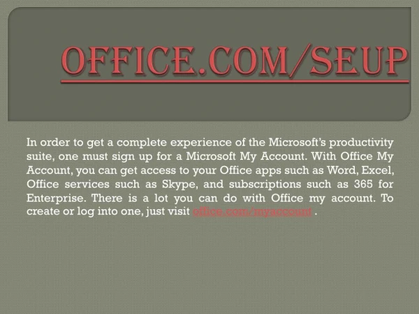 office com seup