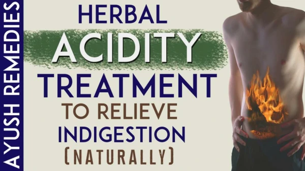 Best Ayurvedic Medicine for Acidity in the Stomach and Gas Problem