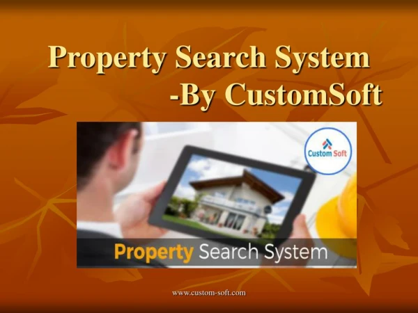 Best Property Search System by CustomSoft