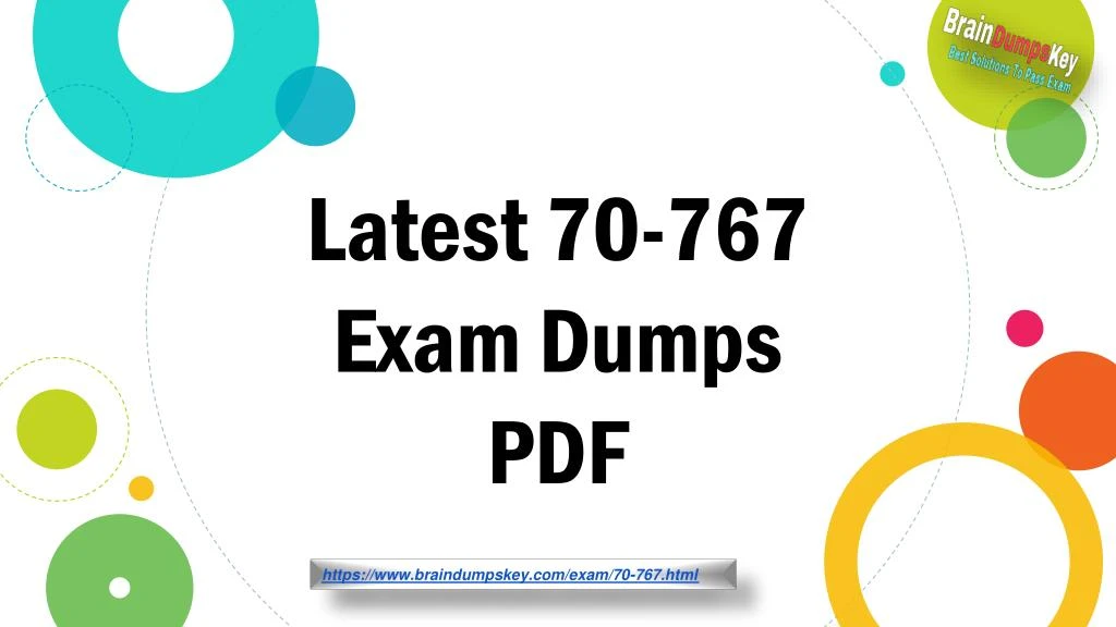 latest 70 767 exam dumps pdf