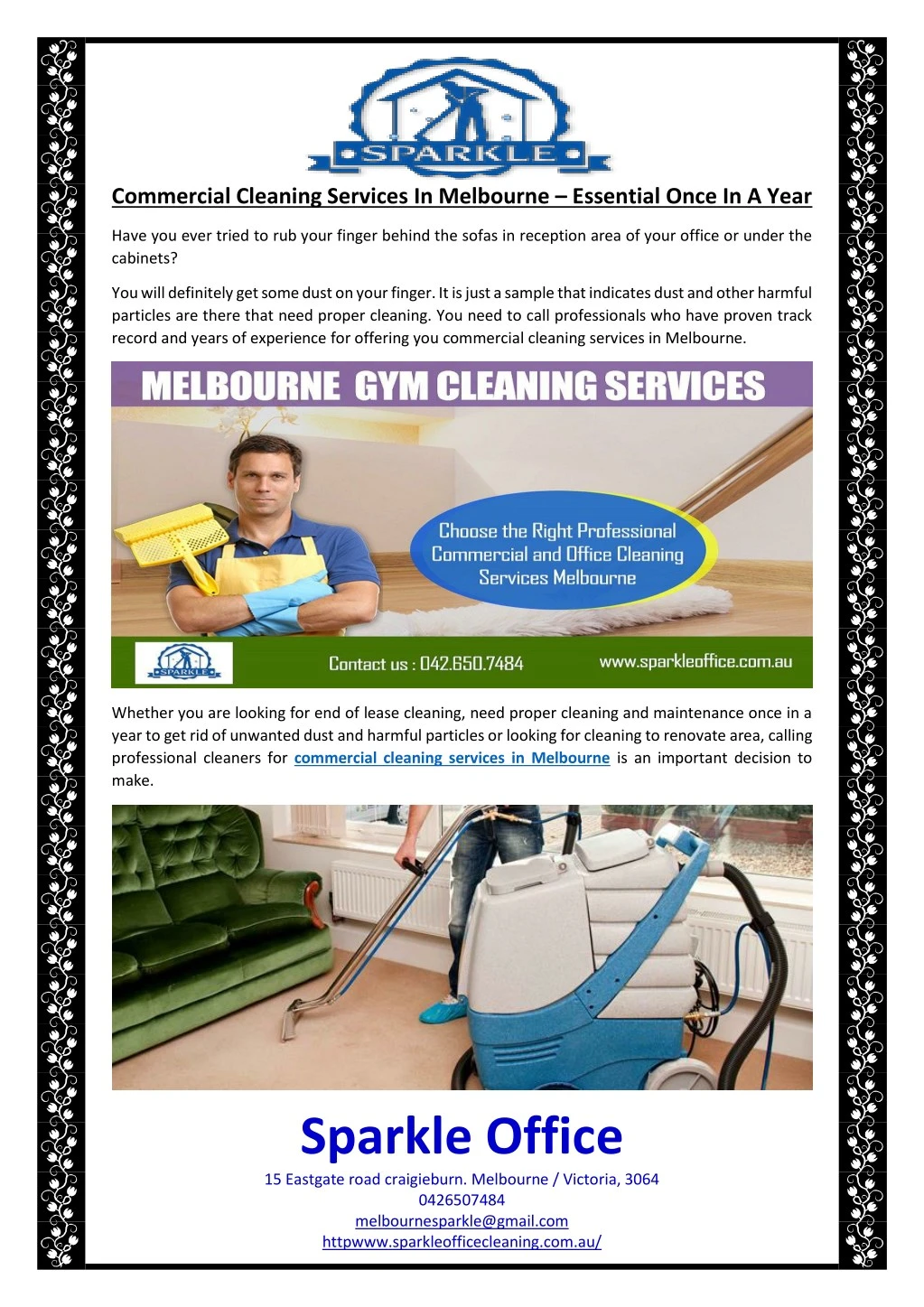 commercial cleaning services in melbourne