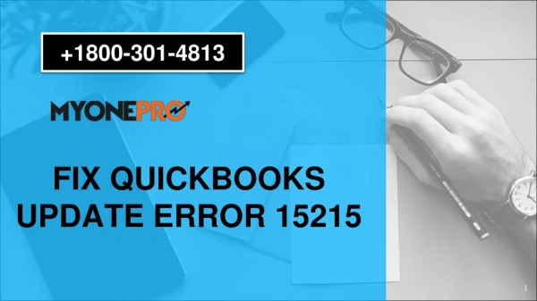 How to Fix QuickBooks Update Error 15215: Maintenance Error