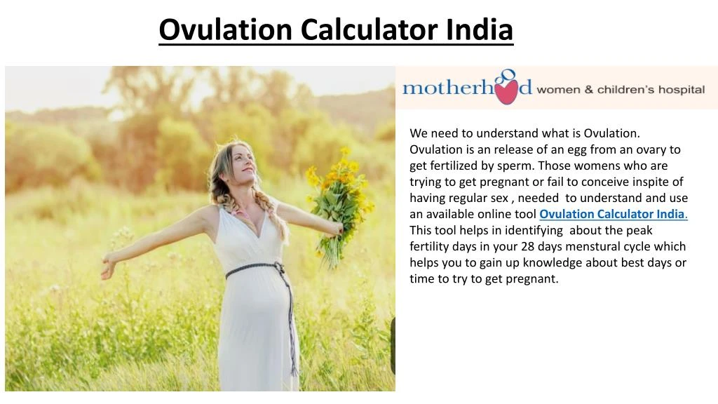 ovulation calculator india