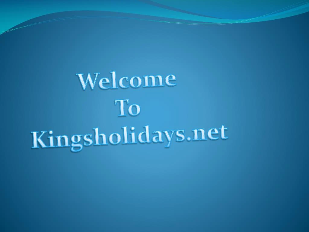 welcome to kingsholidays net