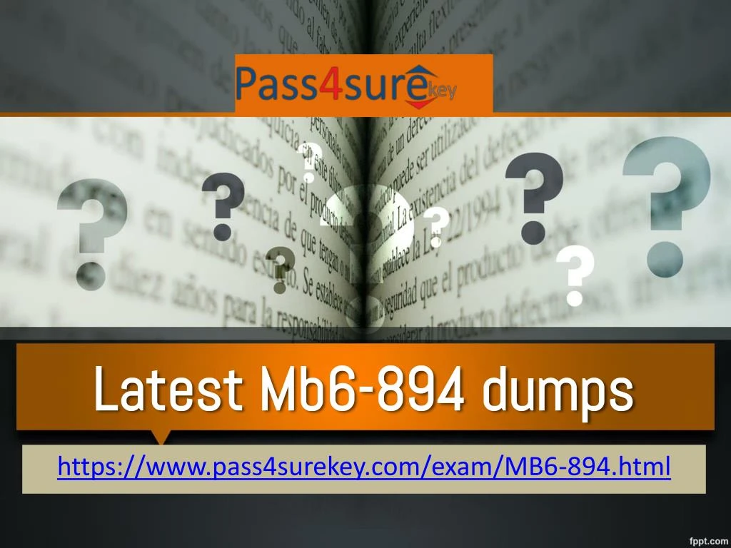 l atest mb6 894 dumps