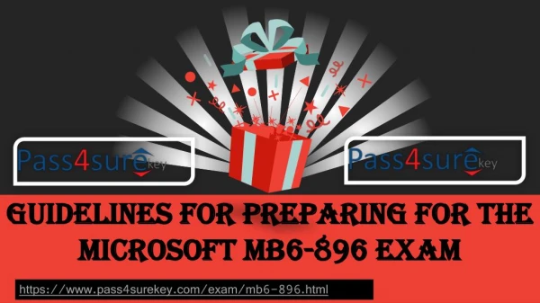 Guidelines for preparing for the Microsoft MB6-896 exam from MB6-896 dumps pdf