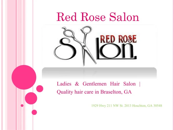 Red Rose Salon Hoschton