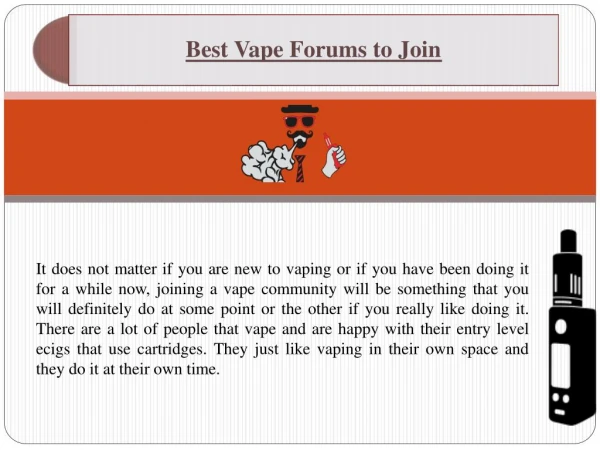Best Vape Forums to Join