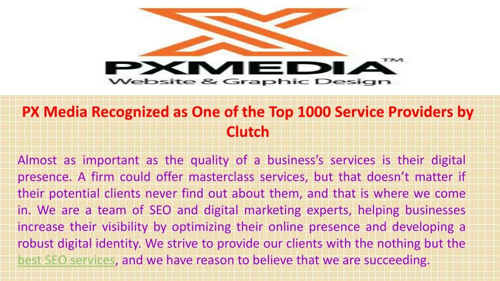 px media recognized as one of the top 1000