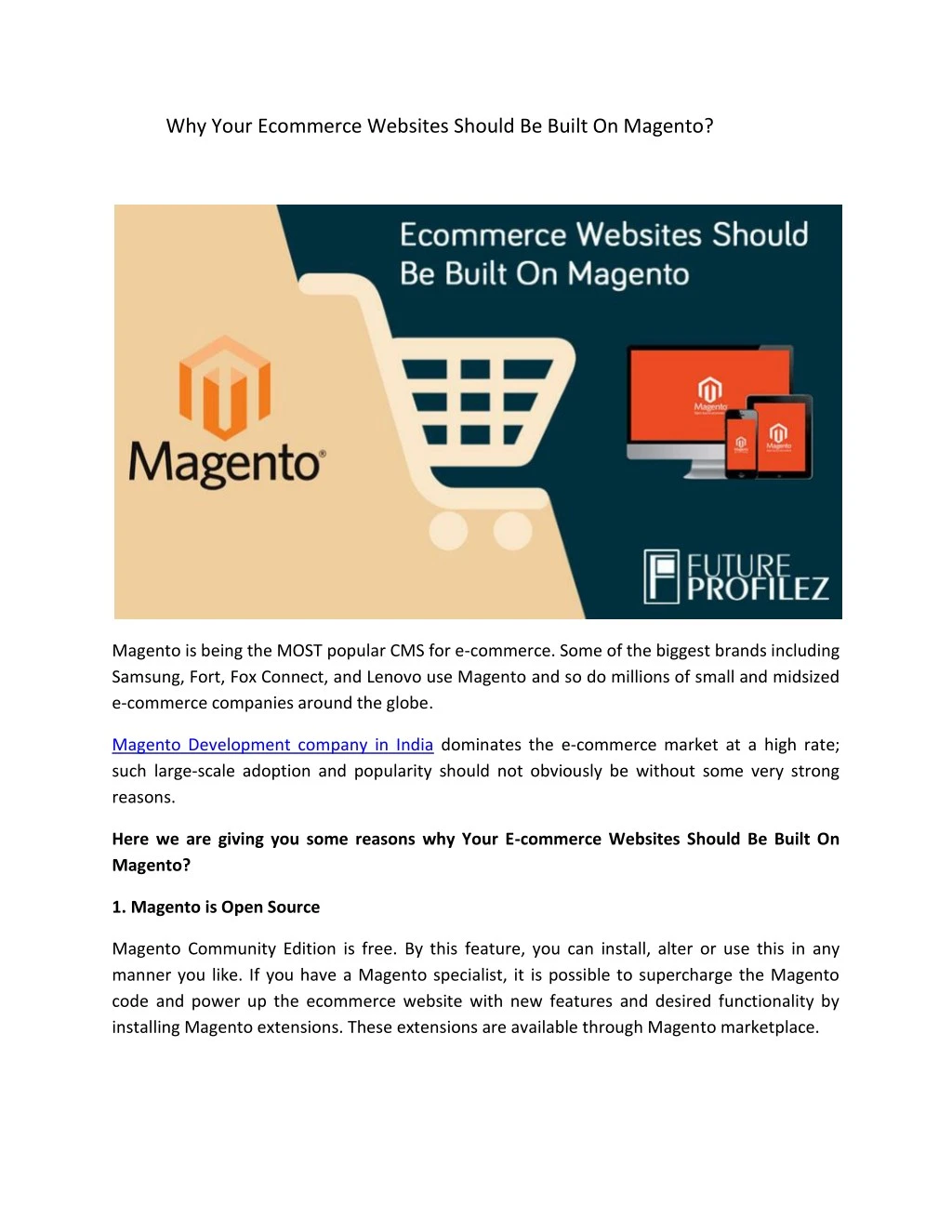 why your ecommerce websites should be built