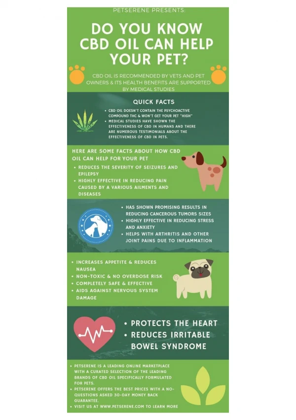 HOW CBD OIL CAN HELP YOUR PET - PRESENTED BY PETSERENE