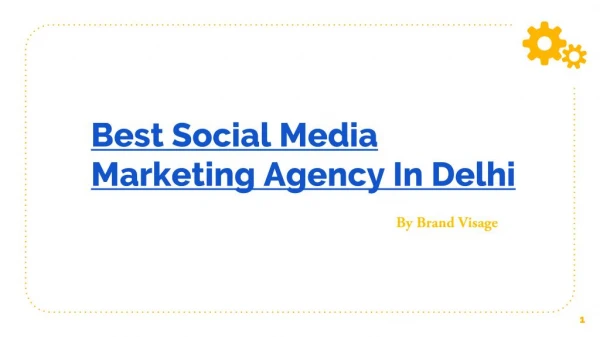 Best Social Media Marketing Agency In Delhi