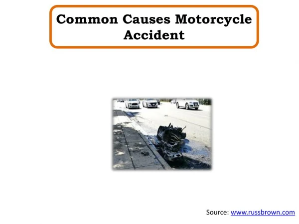Common Causes Motorcycle Accident