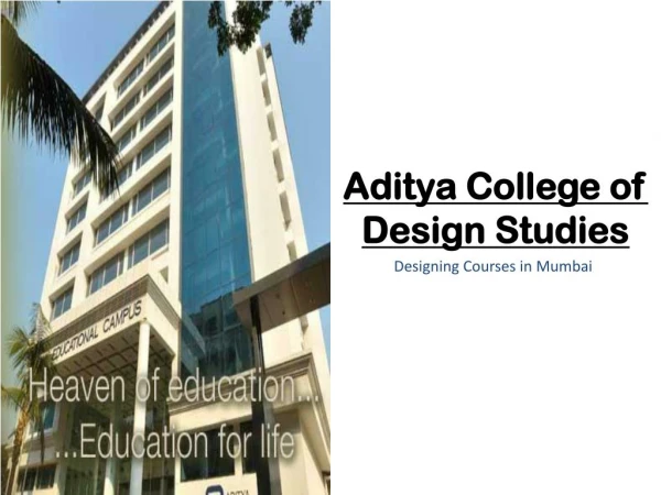 Aditya College of Design Studies