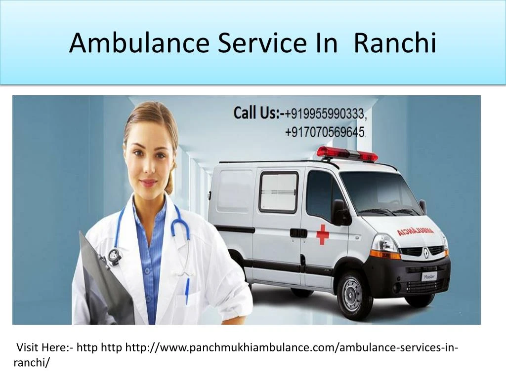 ambulance service in ranchi