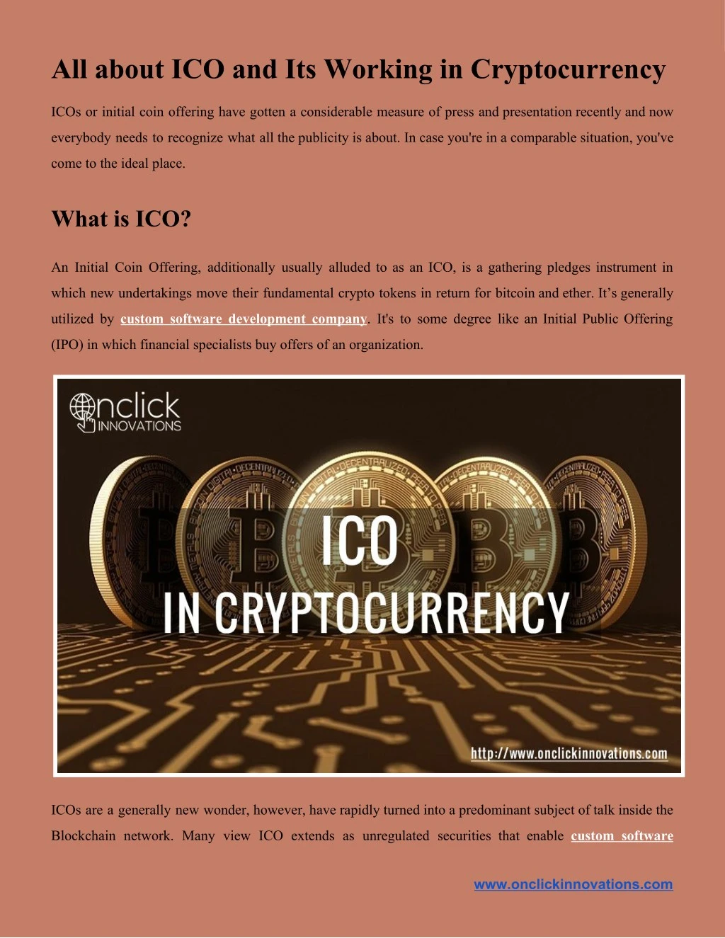 all about ico and its working in cryptocurrency