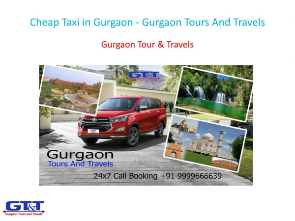 Cheap Taxi in Gurgaon - Gurgaon Tours And Travels